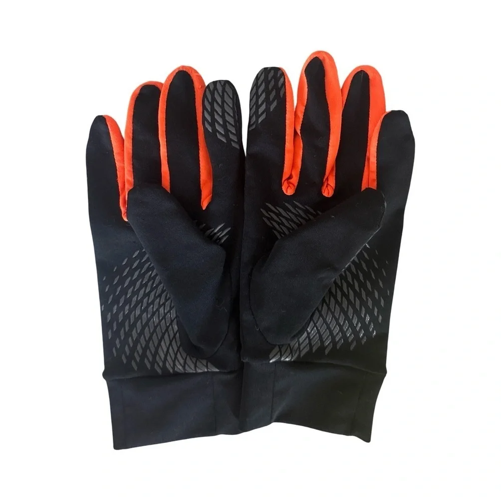 Saucony running Gloves - Black and Orange - XS